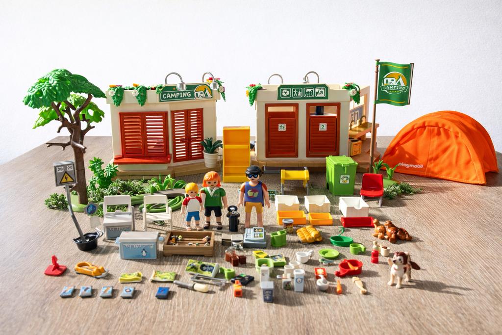 Playmobil Camping Set, Ophalen, Zo goed als nieuw