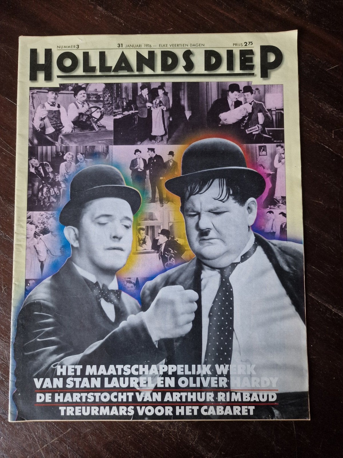 Hollands Diep - Nummer 3 - 31 Januari 1976 - Laurel & Hardy, Boeken, Ophalen of Verzenden, Gelezen, Overige typen