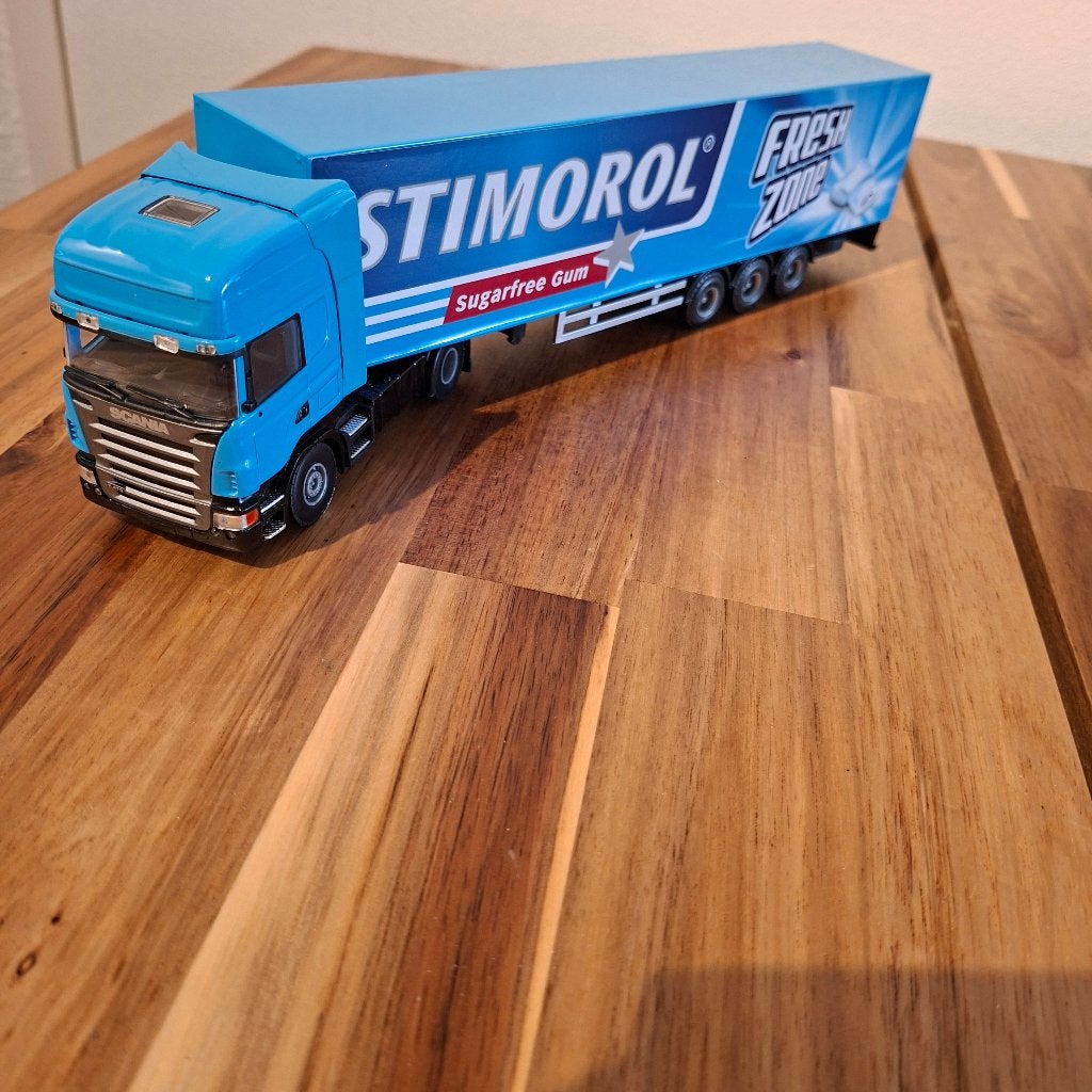 Scania Stimorol Fresh Truck & Tr, Diversen SCANIA & TR NW., Verzenden, Zo goed als nieuw, Bus of Vrachtwagen, SIKU