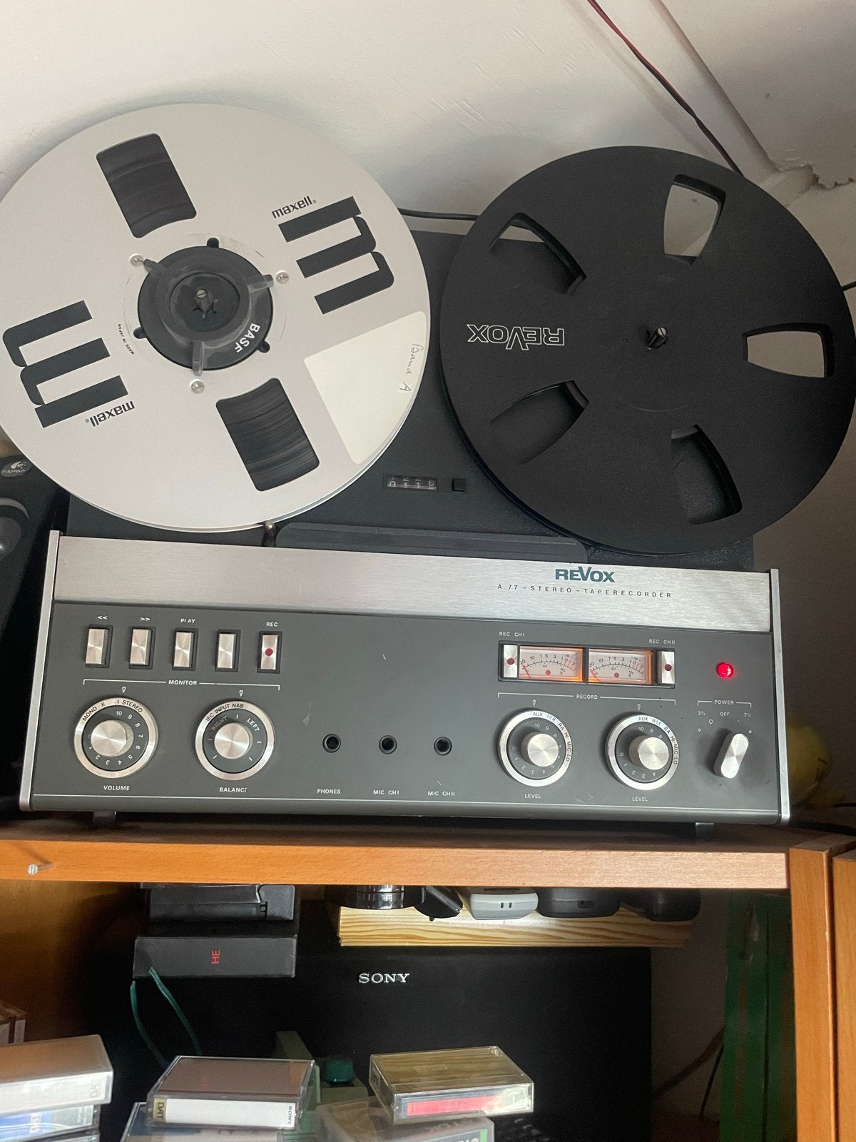 Revox A77 Bandrecorder - Inclusief band en spoel, Audio, Tv en Foto, Bandrecorders, Ophalen, Bandrecorder, Met banden
