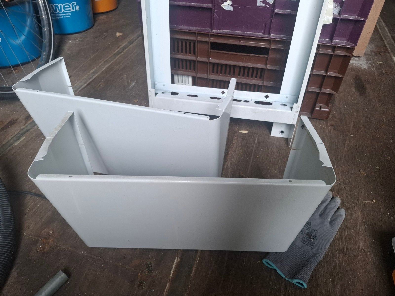 Intergas schermkap en ophangframe, Ophalen, Gebruikt