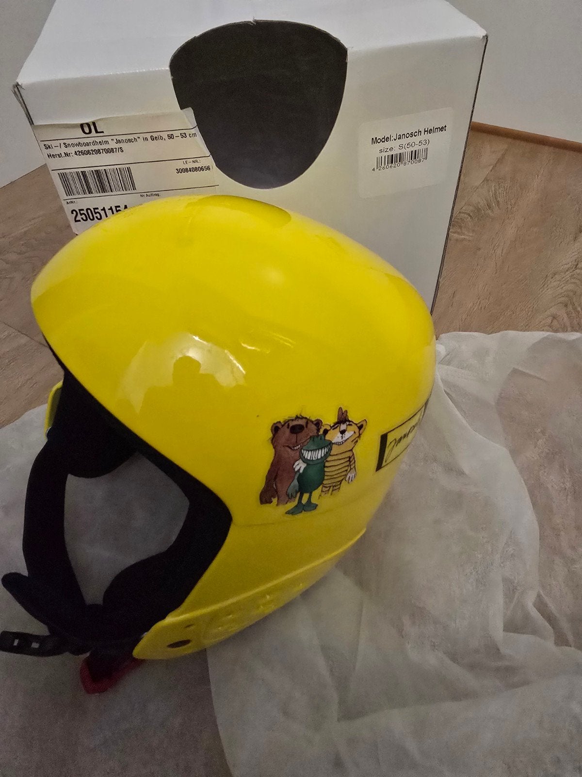 skihelm Janosch small ( 50 - 53 ) ski helm kind, Ophalen of Verzenden, Zo goed als nieuw