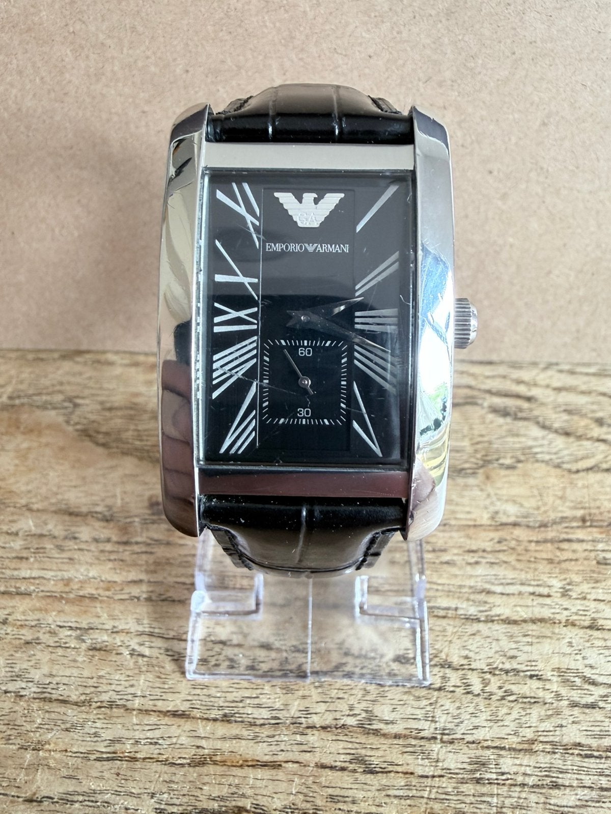 Emporio Armani horloge te koop., Overige merken, Staal, Polshorloge, Ophalen of Verzenden