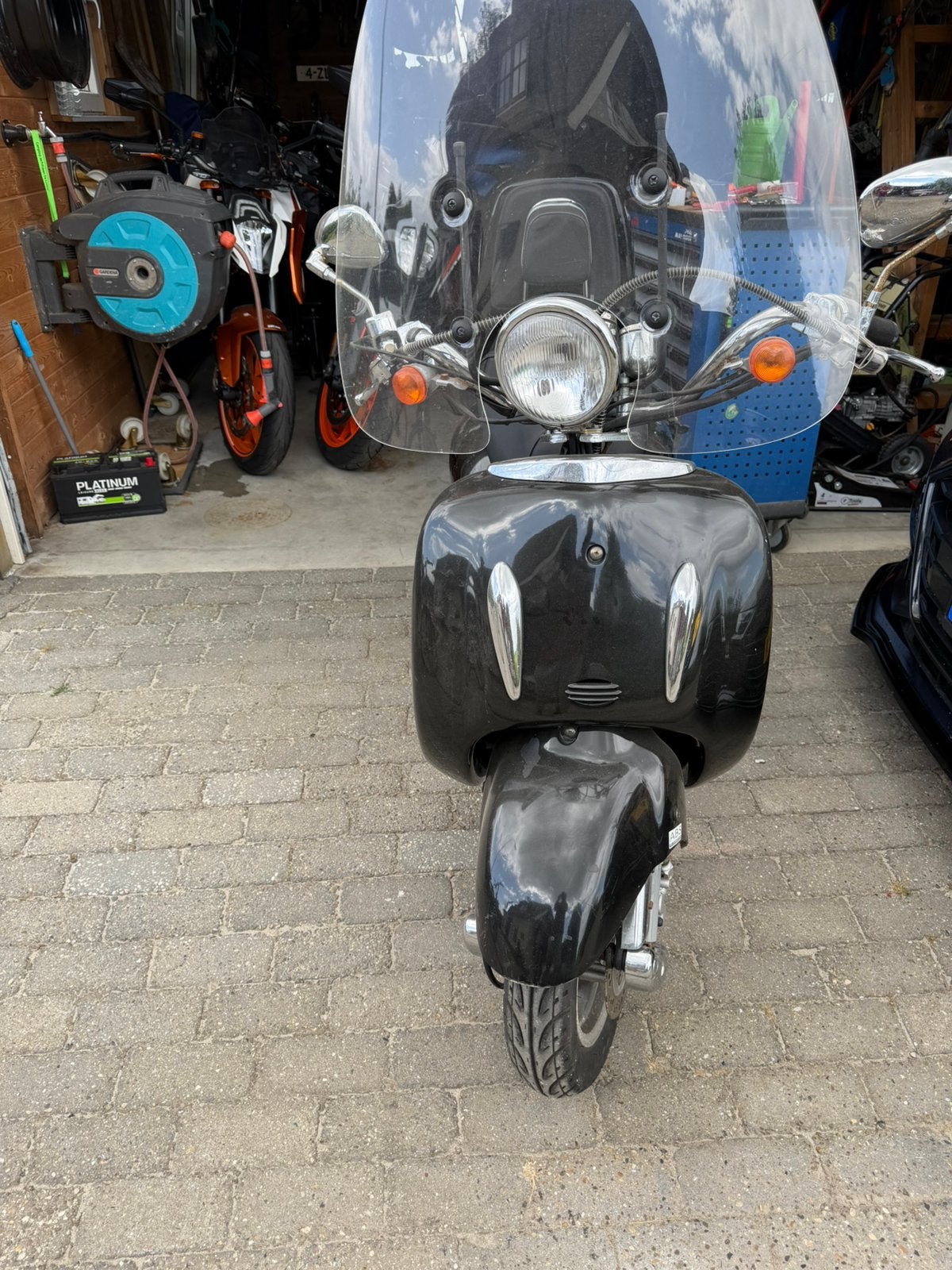 Fosti grande retro met koffer weing klm gereden, Ophalen of Verzenden, Zo goed als nieuw, Benzine, Overige merken
