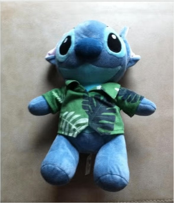 Stich knuffel 35 cm blauw, Overige karakters, Overige typen, Blauw, Ophalen of Verzenden