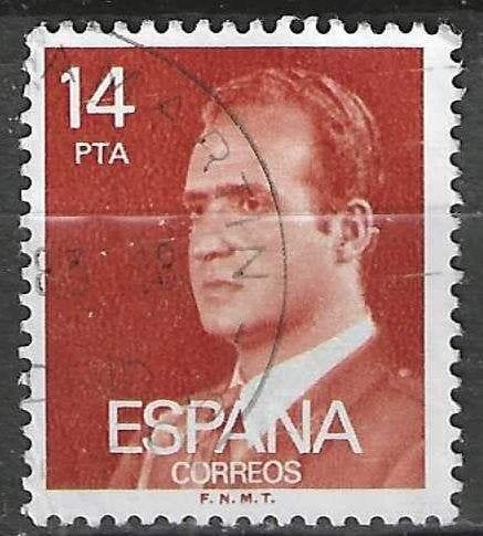 Spanje 1982 - Yvert 2278 - Koning Juan Carlos I - 14 p. (ST), Verzenden, Gestempeld