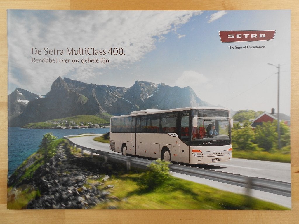 Setra MultiClass 400 Bus Brochure 2017 Touringcar LE UL H, Setra, Ophalen of Verzenden, Zo goed als nieuw, Overige merken