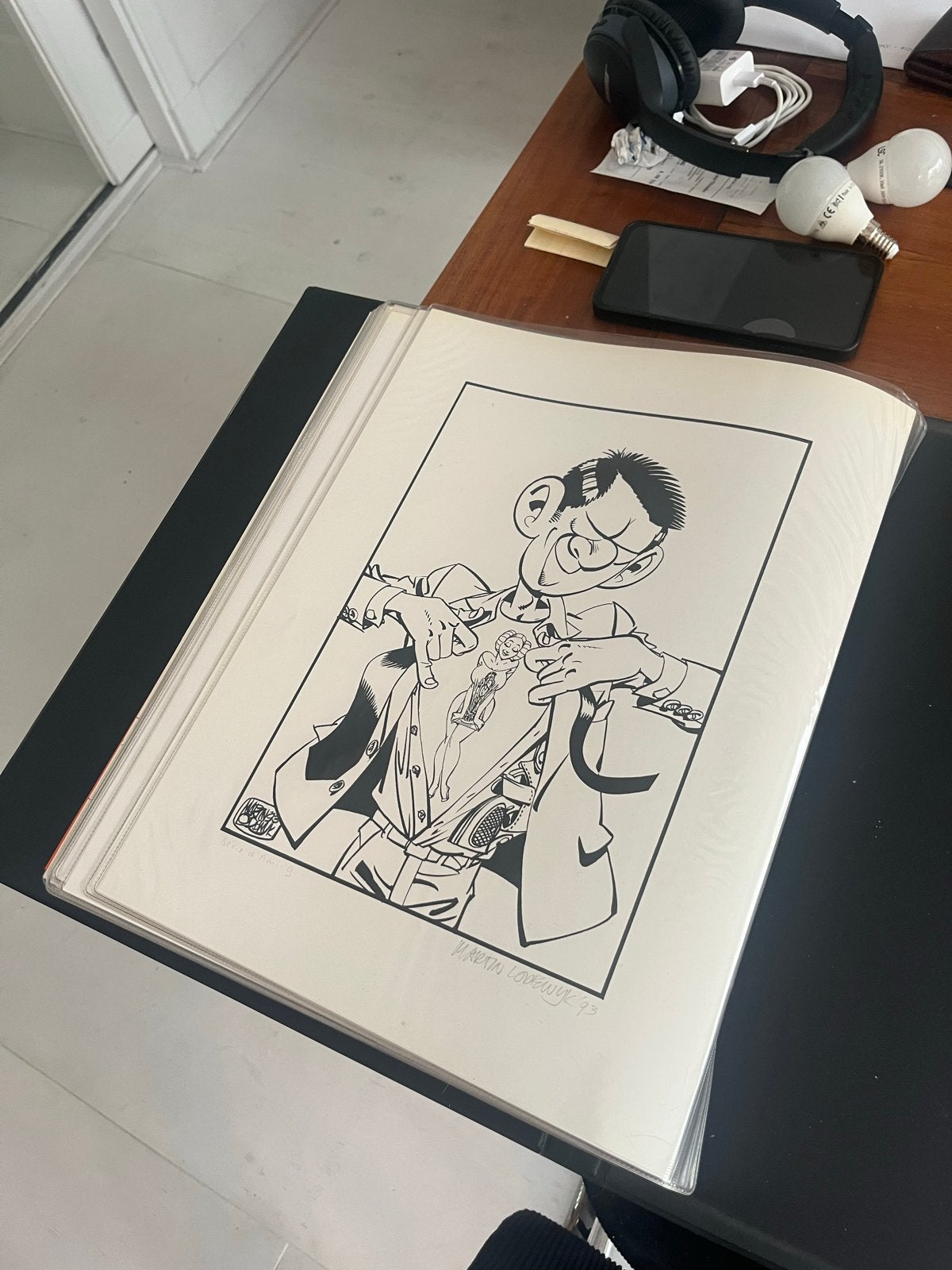 Portofolio met 17 drukken - Martin Lodewijk, Henk Kuijpers, Dagelijks leven, Ophalen of Verzenden, Zeefdruk, 1950 - 1999