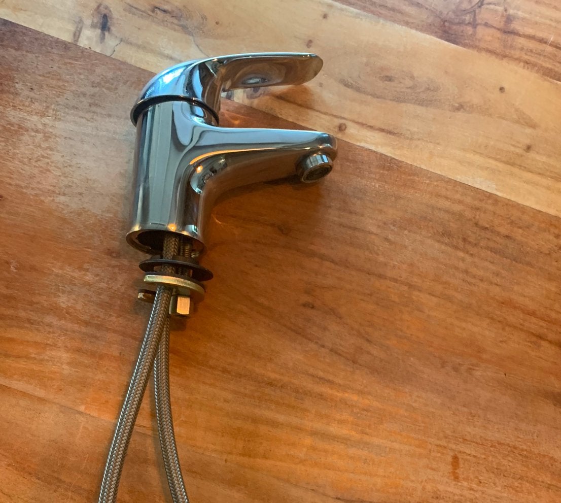 Wastafelkraan Grohe  met kermische schijven, Ophalen of Verzenden, Zo goed als nieuw, Wastafel