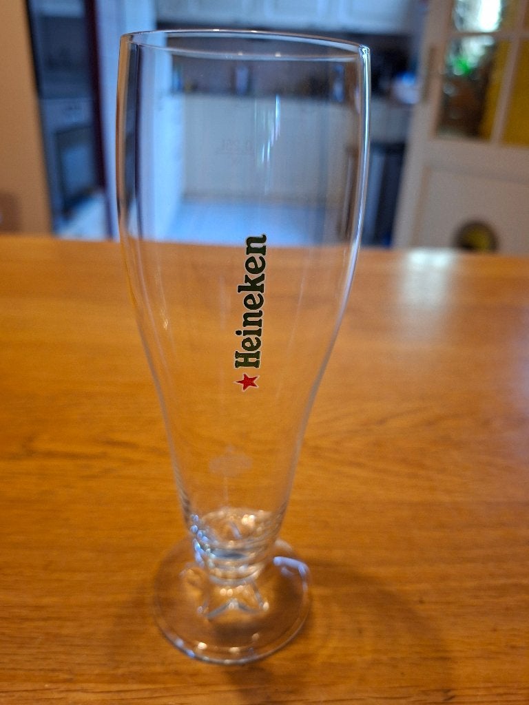 Heineken bierglas, Verzamelen, Ophalen of Verzenden, Zo goed als nieuw, Glas of Glazen, Heineken