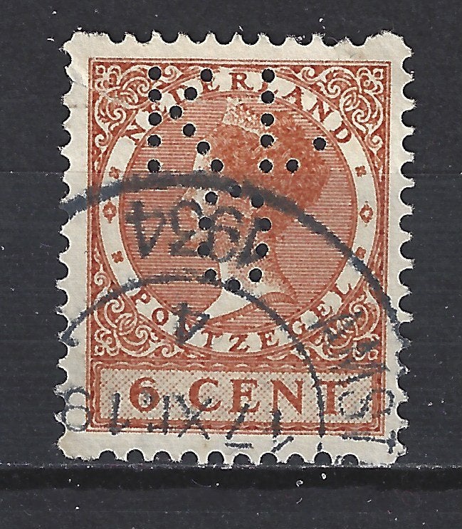 Roltanding 65 perfin KLO 1930 OP ZOEK NAAR ROLTANDING ? KIJK, Ophalen of Verzenden, T/m 1940, Gestempeld