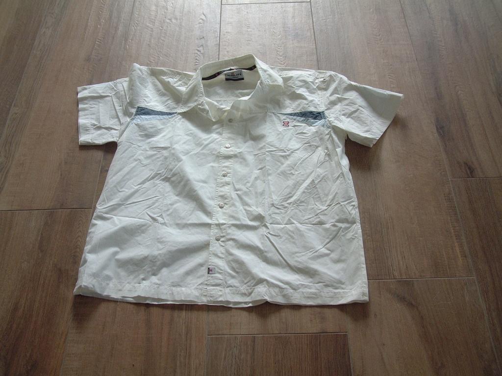 z.g.a.n. groot wit met blauwe accenten overhemd Twinlife, Ophalen of Verzenden, Zo goed als nieuw, Wit, Overige halswijdtes