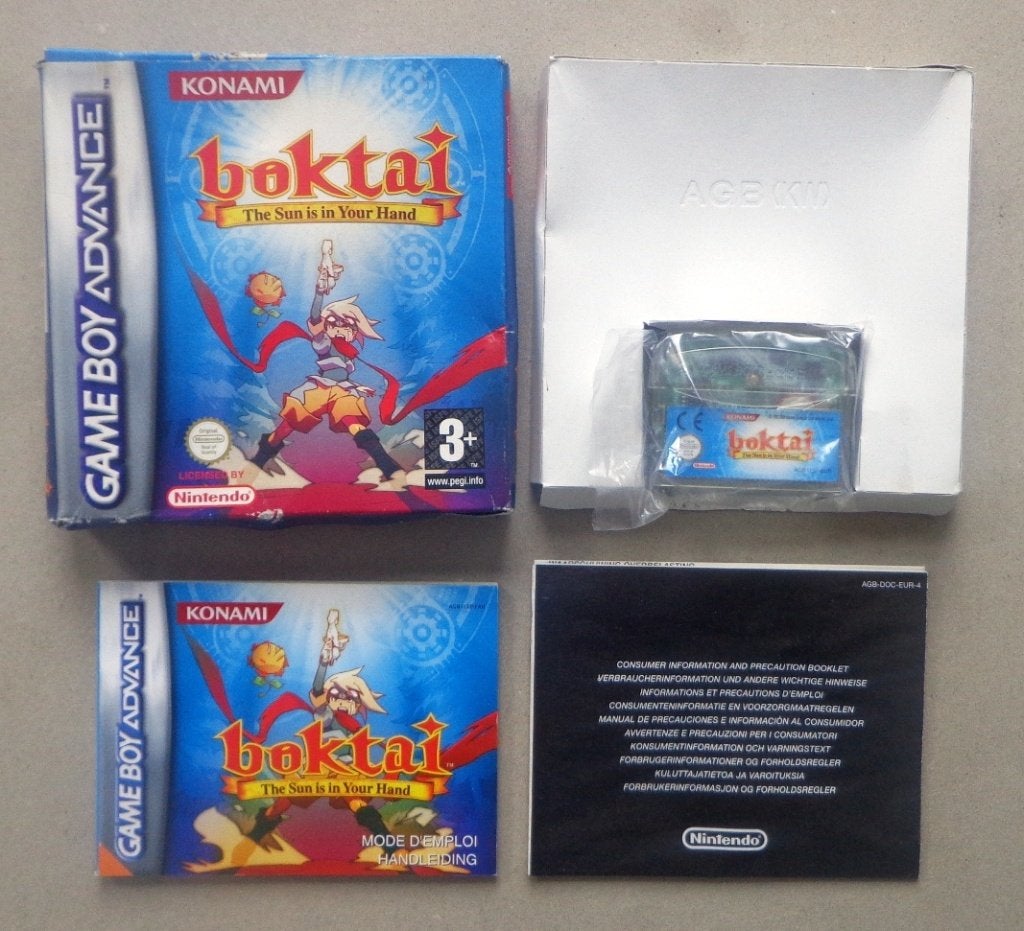 Boktai The Sun Is In Your Hand voor de Gameboy Compleet, Avontuur en Actie, Gebruikt, 1 speler, Ophalen of Verzenden