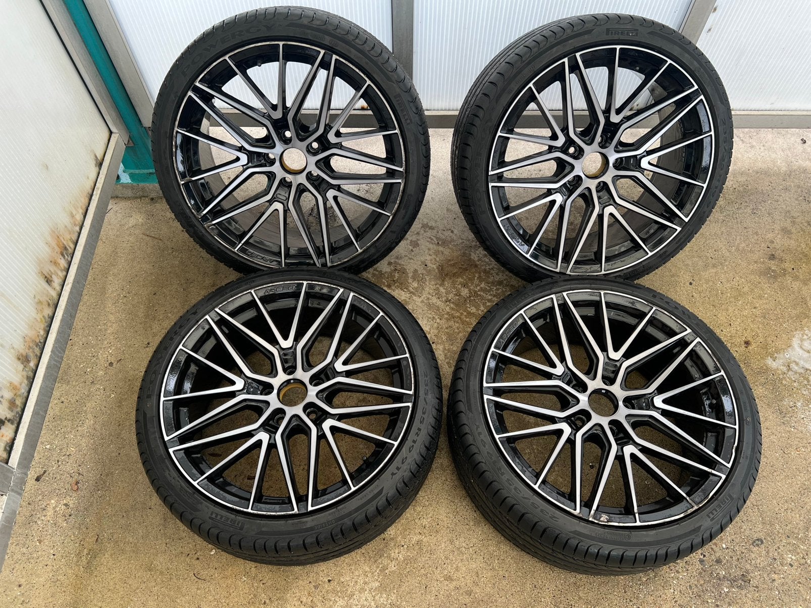 19 inch JR 38 velgen Pirelli zomerset, Auto-onderdelen, Banden en Velgen, Gebruikt, Velg(en), 235 mm, Personenwagen