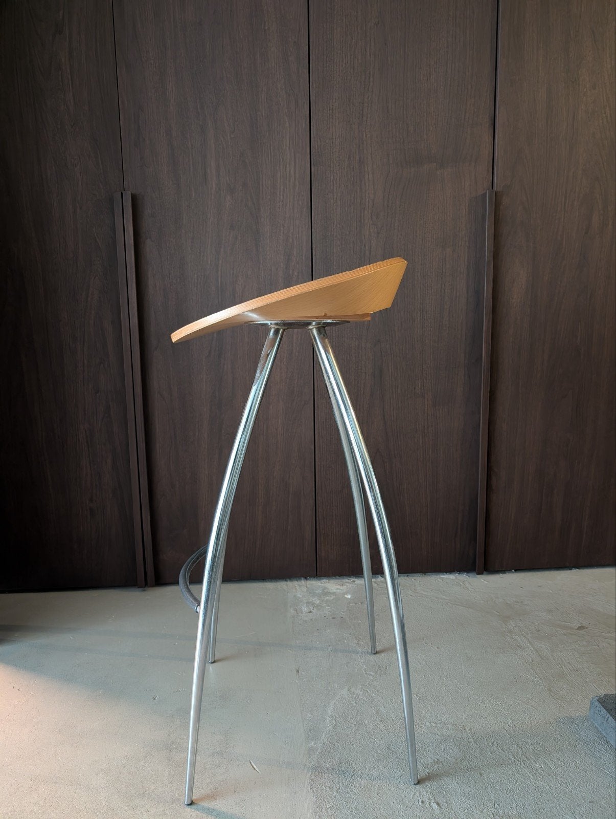 Magis Lyra barkruk/stool. Jaren 90 design., Ophalen, Gebruikt, Met voetsteun, 60 tot 90 cm