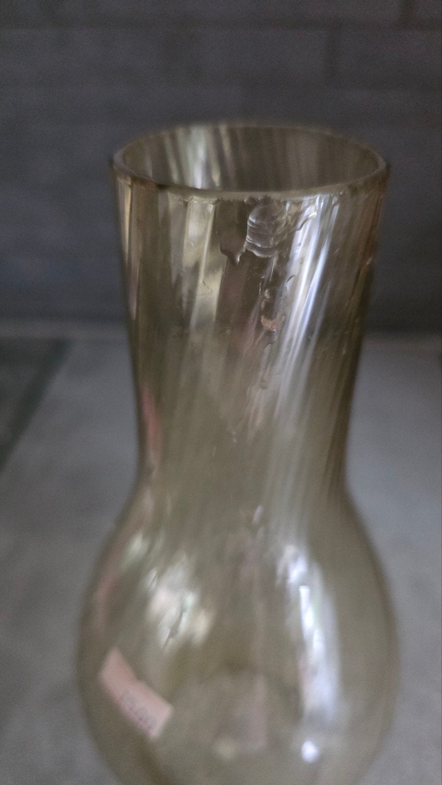 Vintage glazen peerglas Alcazar buikglas, Ophalen of Verzenden