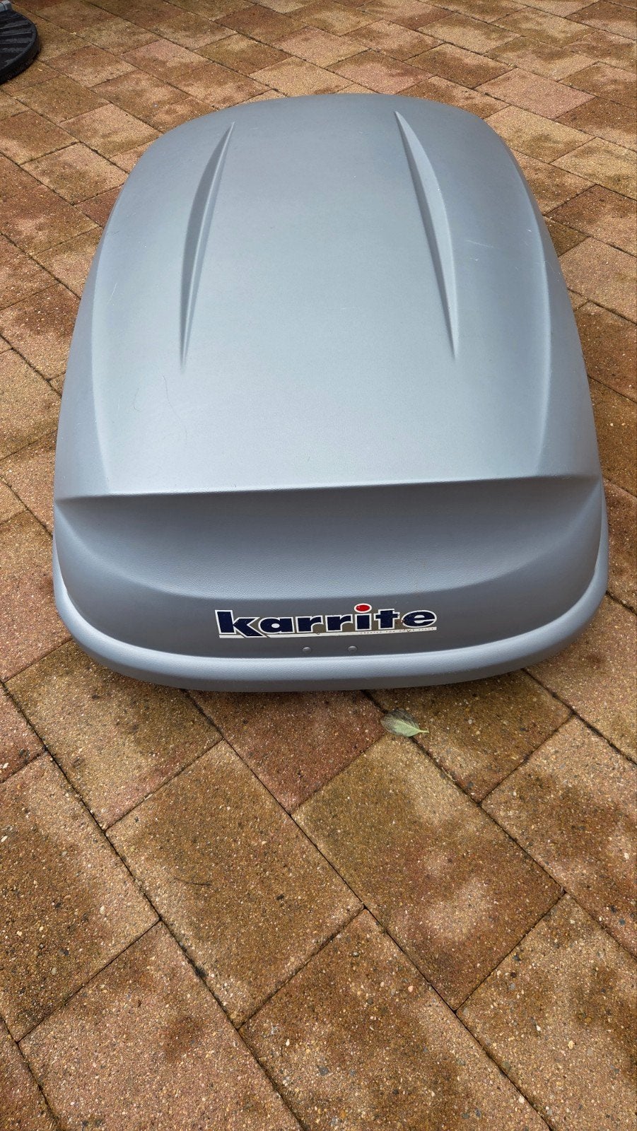 Karrite dakkoffer inclusief montagebeugels met spanbandjes, Auto diversen, Dakkoffers, Ophalen, Gebruikt