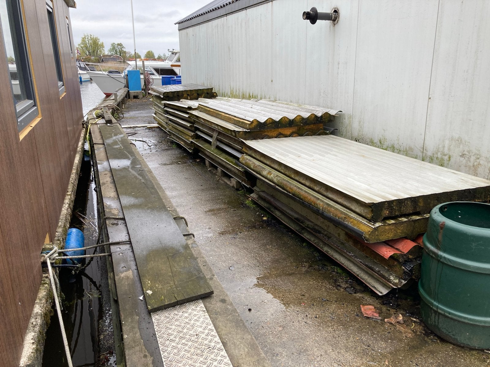 Diverse golfplaten en dakplaten, gebruikt, Doe-het-zelf en Verbouw, Ophalen, Gebruikt, 15 m² of meer, Golfplaat