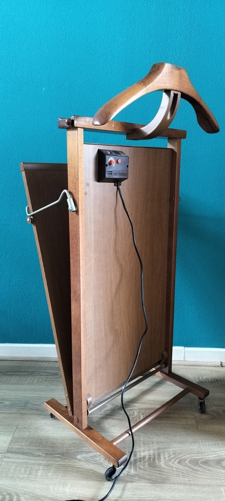 Vintage Reguitti Electro Valet Stand - Hout, Jaren '60, Ophalen, Gebruikt, Bruin, Vintage