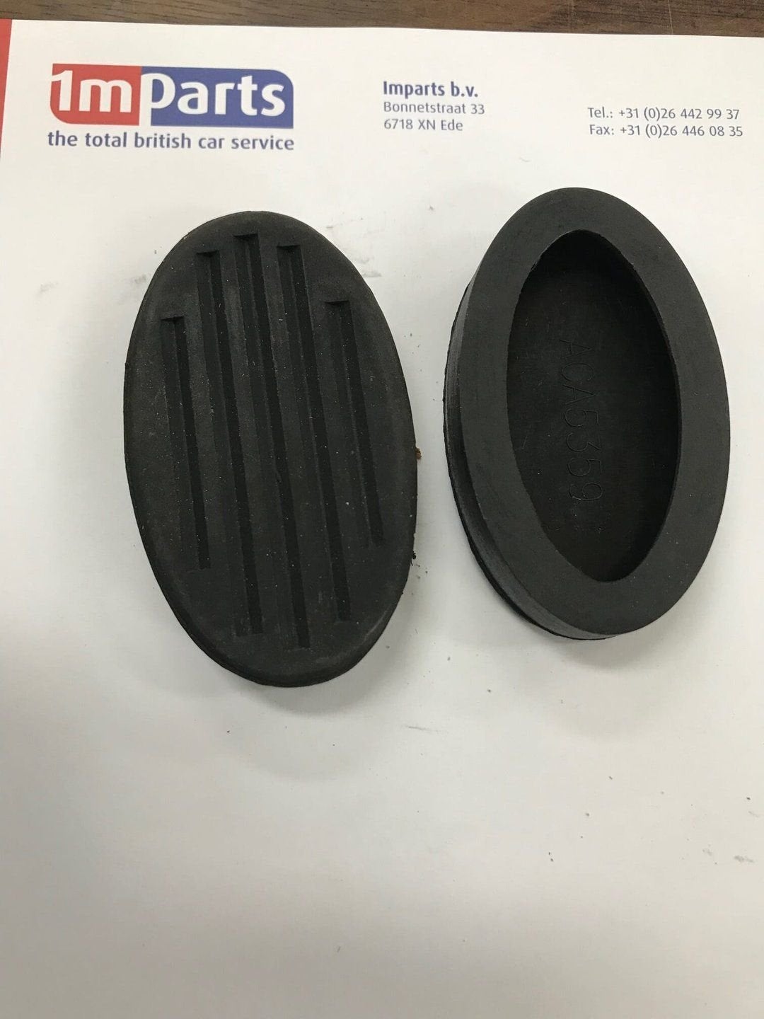 Pedaal rubber voor uw MG TD en MG TF. Per stuk !, -, -, Nieuw, Ophalen of Verzenden