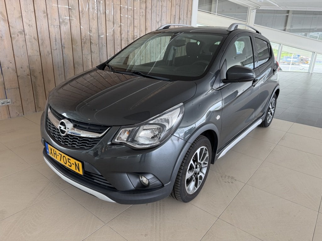 Opel KARL 1.0 Rocks Online Edition (bj 2019), Auto's, Voorwielaandrijving, 839 kg, Stof, Gebruikt