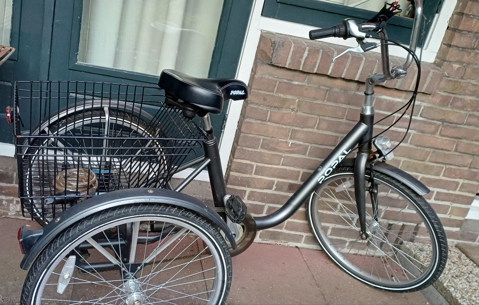 fijne driewieler voor volwassenen met mand, Fietsen en Brommers, Ophalen, Gebruikt, Popal