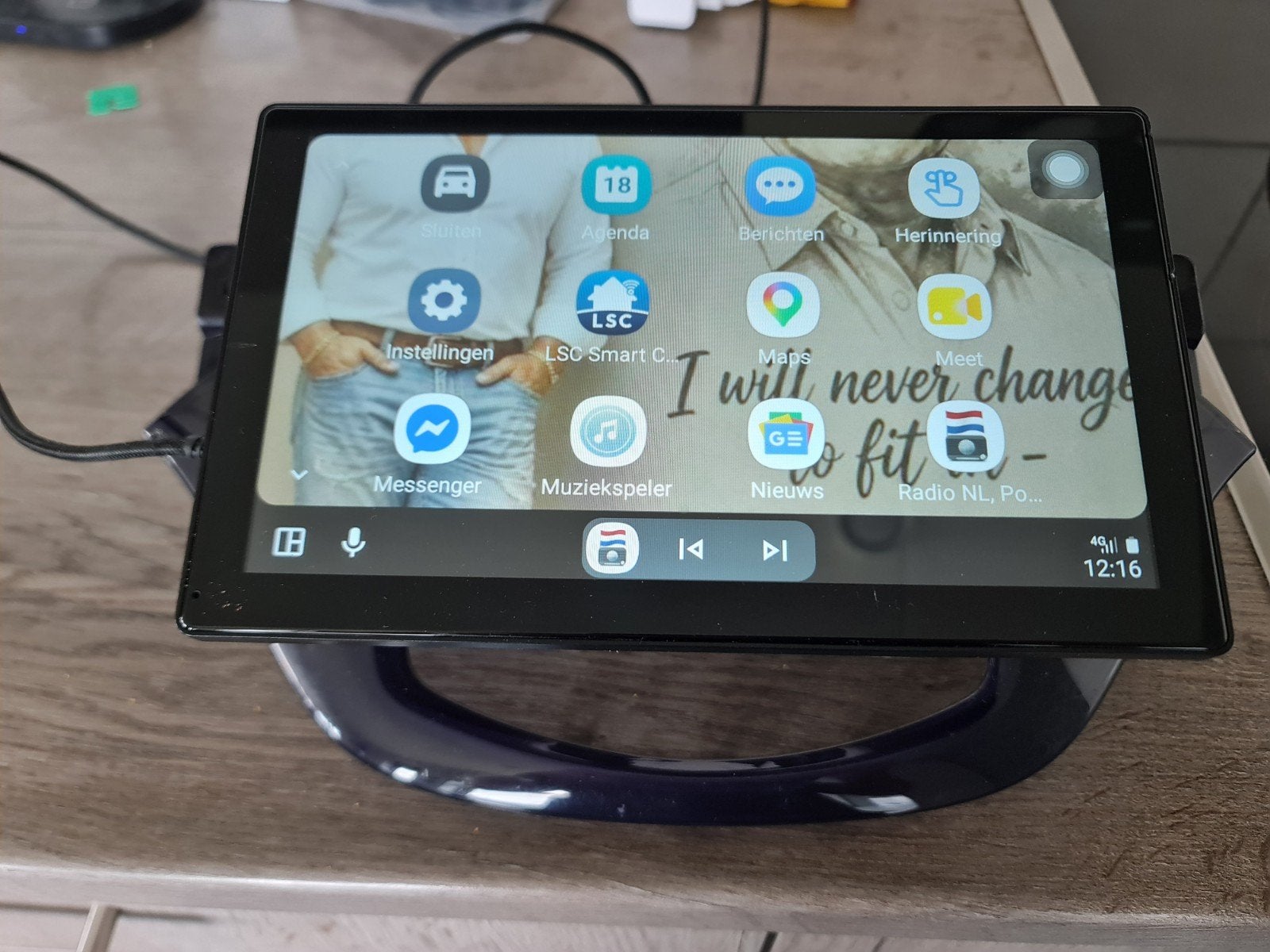 Te koop AndroidAuto scherm voor Opel Adam., Ophalen, Zo goed als nieuw