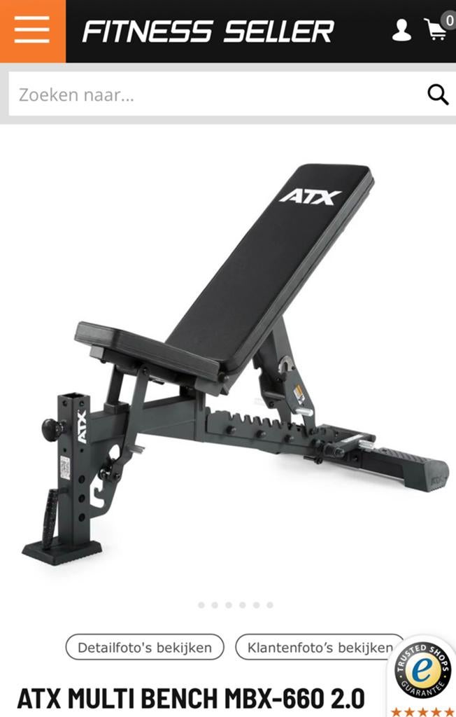 GEZOCHT: incline adjustable bench ATX/Rogue/Rep/Atletica, Ophalen, Zo goed als nieuw, Fitnessbank