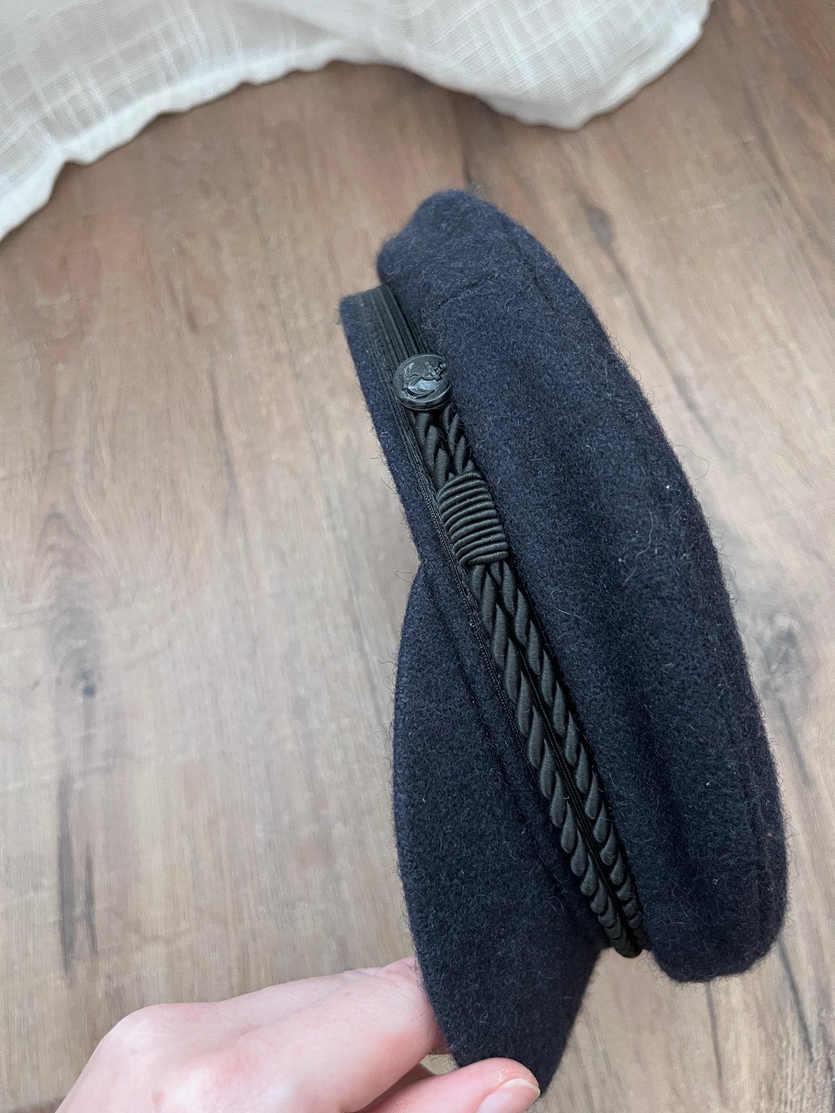 Elblager schipperspet - Zo goed als nieuw, Kleding | Dames, Ophalen of Verzenden, Zo goed als nieuw, 55 cm (S, 6⅞ inch) of minder