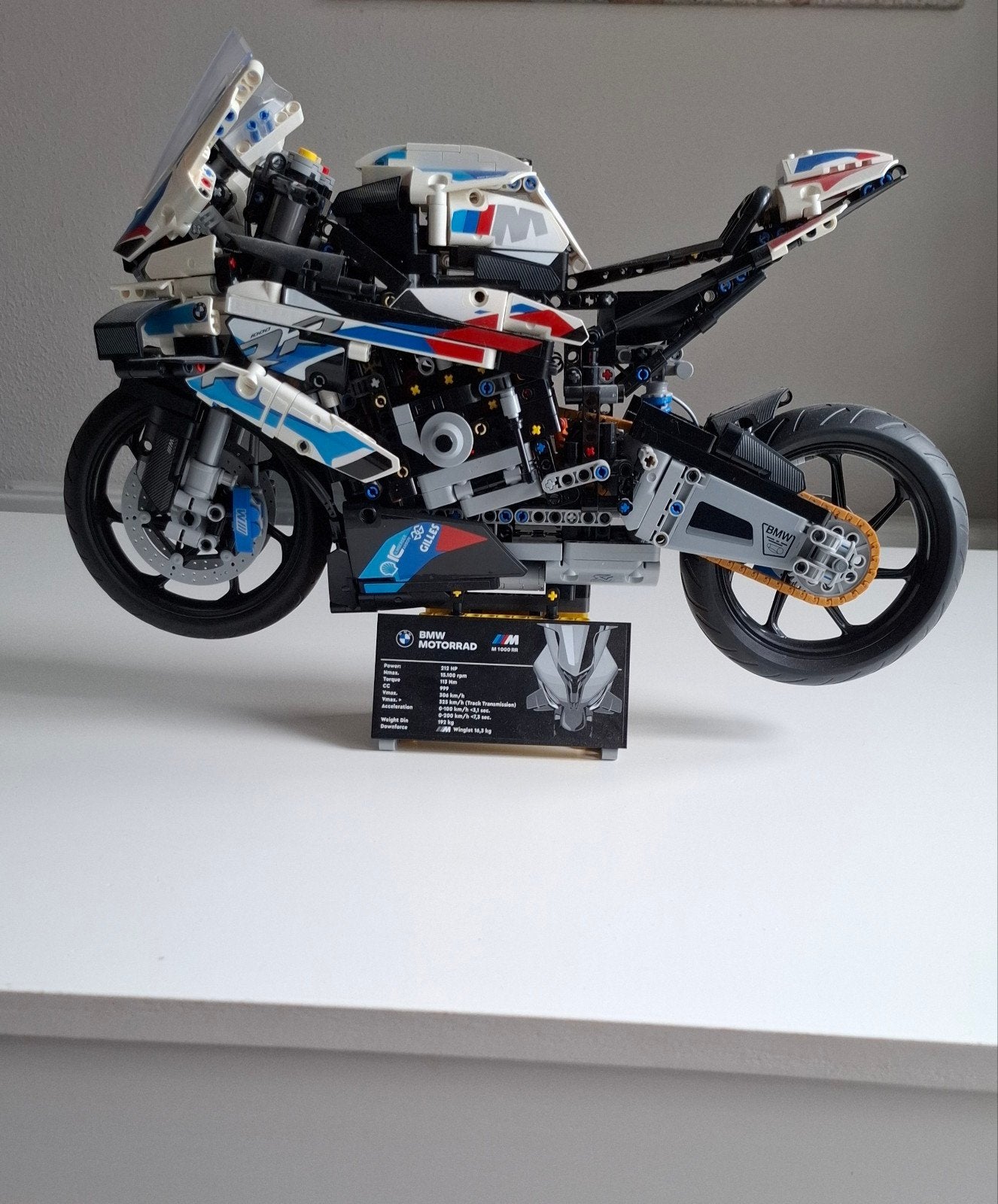 LEGO Technic BMW M 1000 RR (42130) - Zo goed als nieuw, Ophalen of Verzenden, Zo goed als nieuw, Overige merken