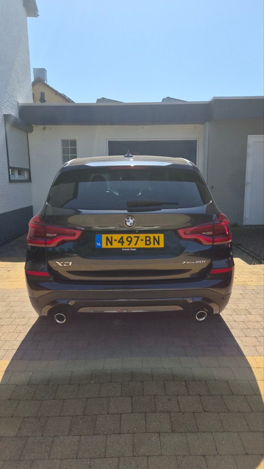 BMW X3 Xdrive20i 184pk Aut 2018 Grijs, Auto's, 1998 cc, 4 cilinders, 2000 kg, 11 km/l