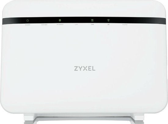 Zyxel T-56 modem router & WX5600-T0 (2x) extender repeater, Computers en Software, Routers en Modems, Zo goed als nieuw, Router met modem