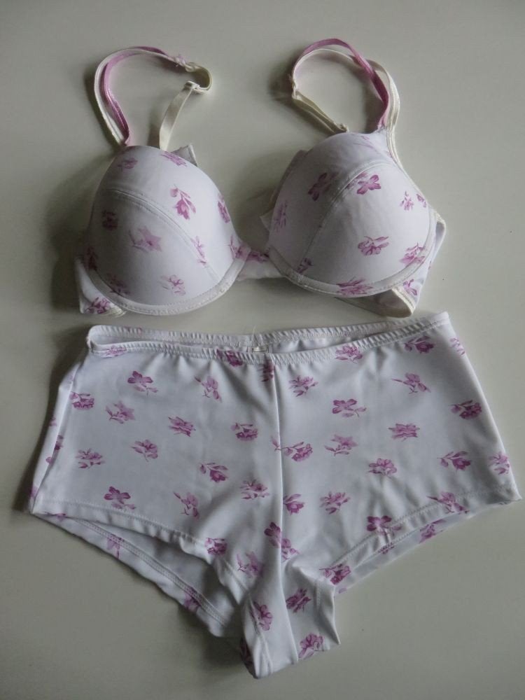 B-H met dezelfde slip, Private Passion, Ophalen, Wit, Setje