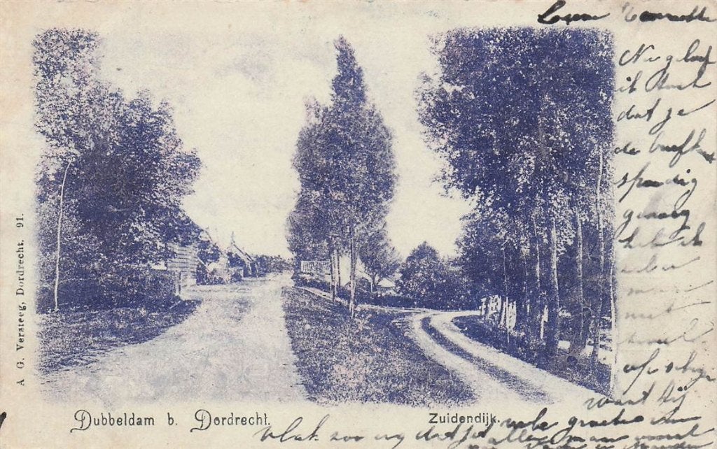 702-213-043 Dubbeldam B Dordrecht, Verzenden, Voor 1920, Zuid-Holland