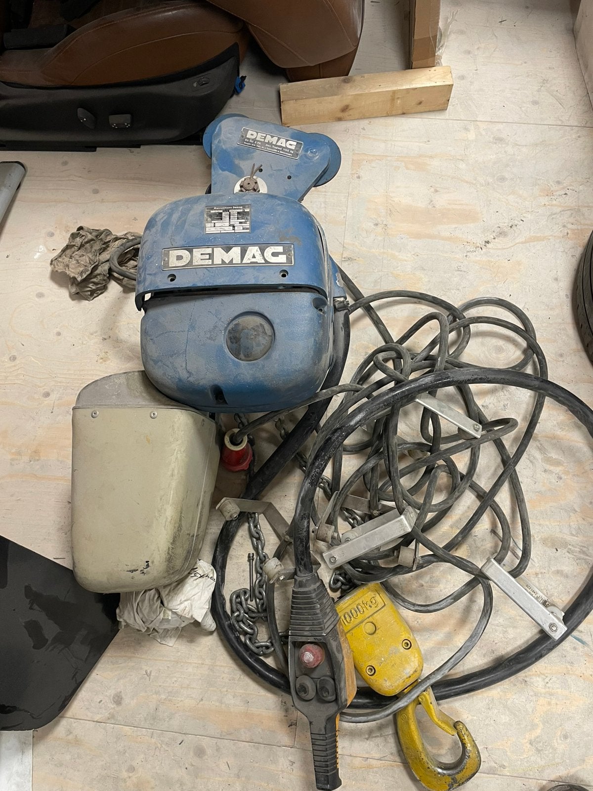 DEMAG PK5N ketting takel 1000 kg incl loop kat, Ophalen, Gebruikt