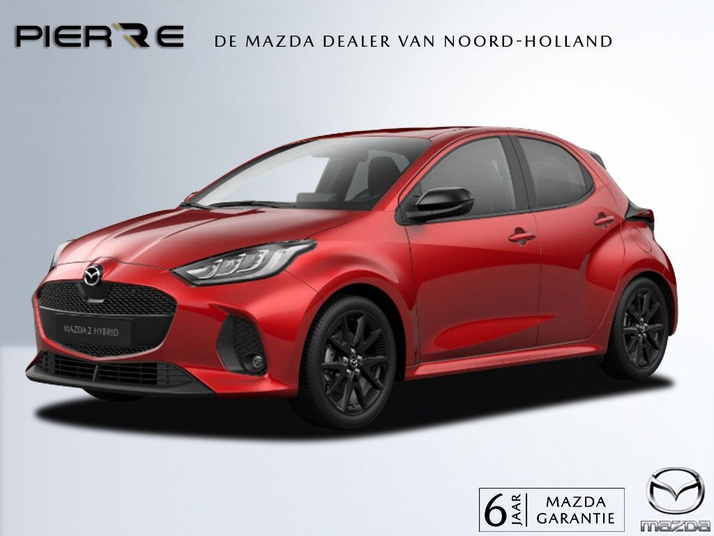 Mazda 2 Hybrid 1.5 Homura NAVI VIA APPLE CARPLAY | CLIMATE C, 450 kg, 3 cilinders, Automatische klimaatregeling, 1110 kg