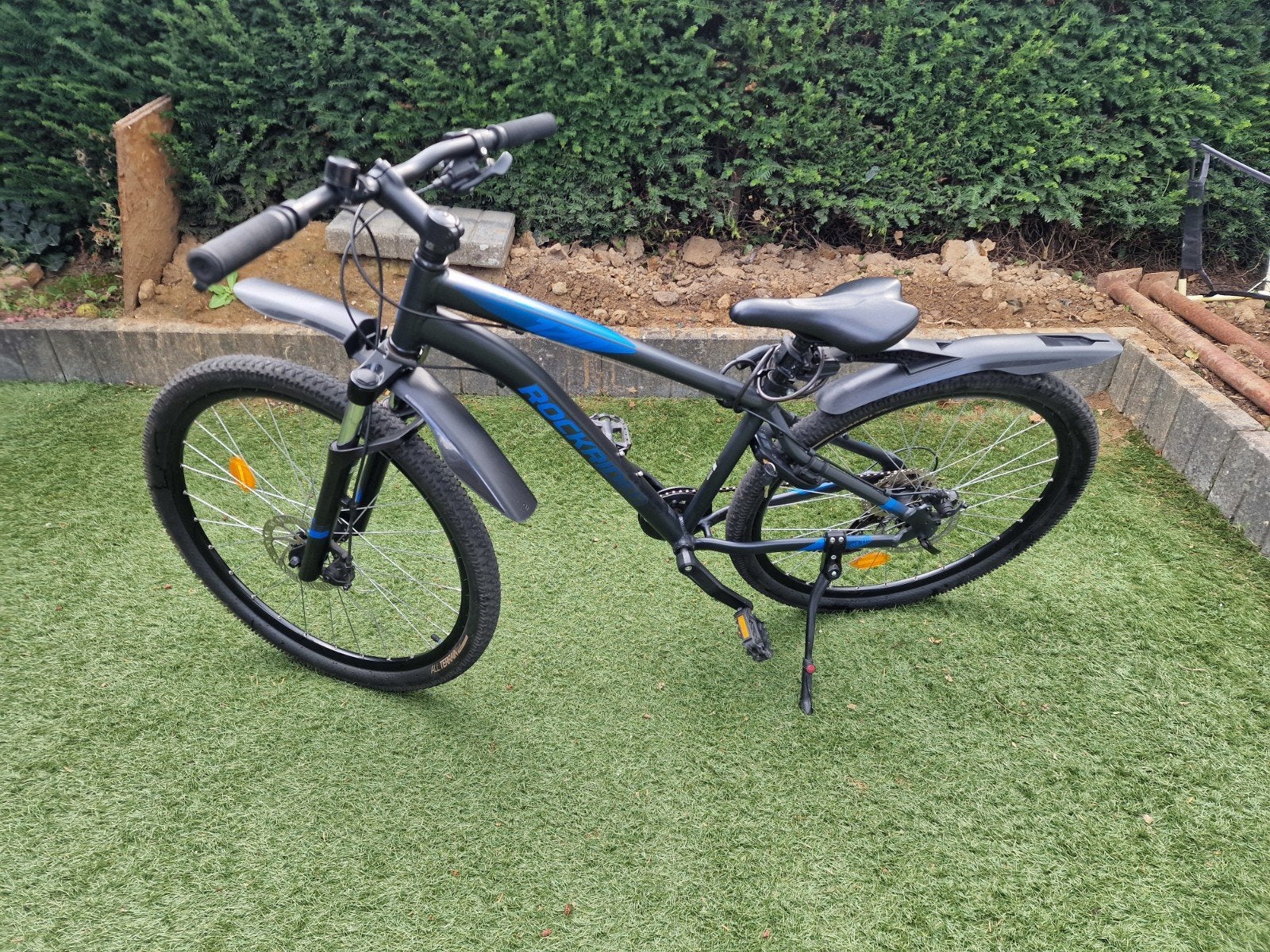 Rockrider ST120 27,5" mountainbike maat M met accessoires, Fietsen en Brommers, Versnellingen, Minder dan 49 cm, Zo goed als nieuw