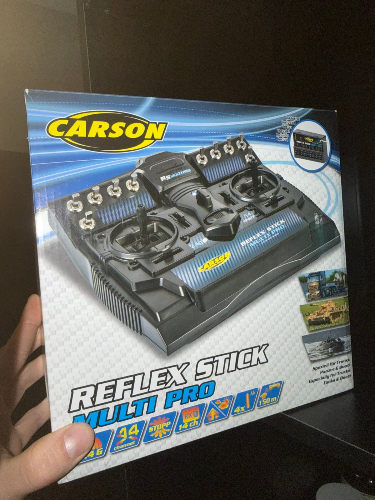 Carson reflex zender incl ontvanger, Ophalen of Verzenden, Zo goed als nieuw