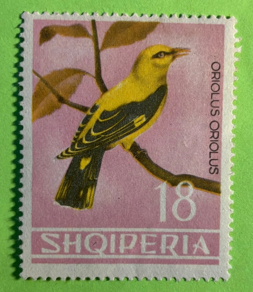 Albanië vogel, Ophalen of Verzenden, Overige landen, Gestempeld