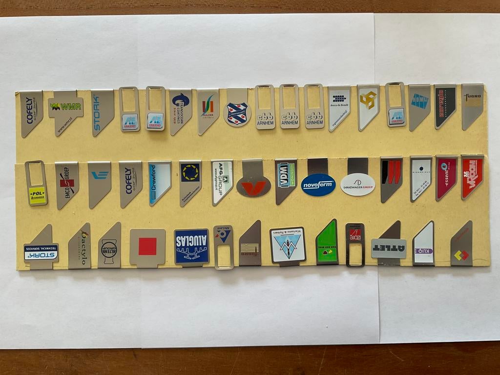 Mark Clips 45 stuks voor de verzamelaar, Verzamelen, Ophalen of Verzenden