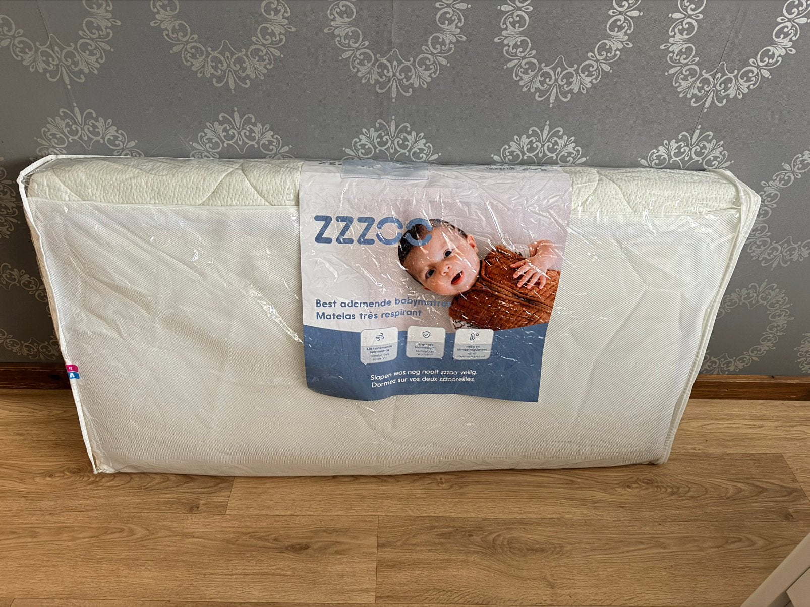 ZZZOO ABZ PANTHER AEROFLOW Matras Ledikant + Topper 120x60cm, Nieuw, Ophalen of Verzenden, Minder dan 140 cm, Matras