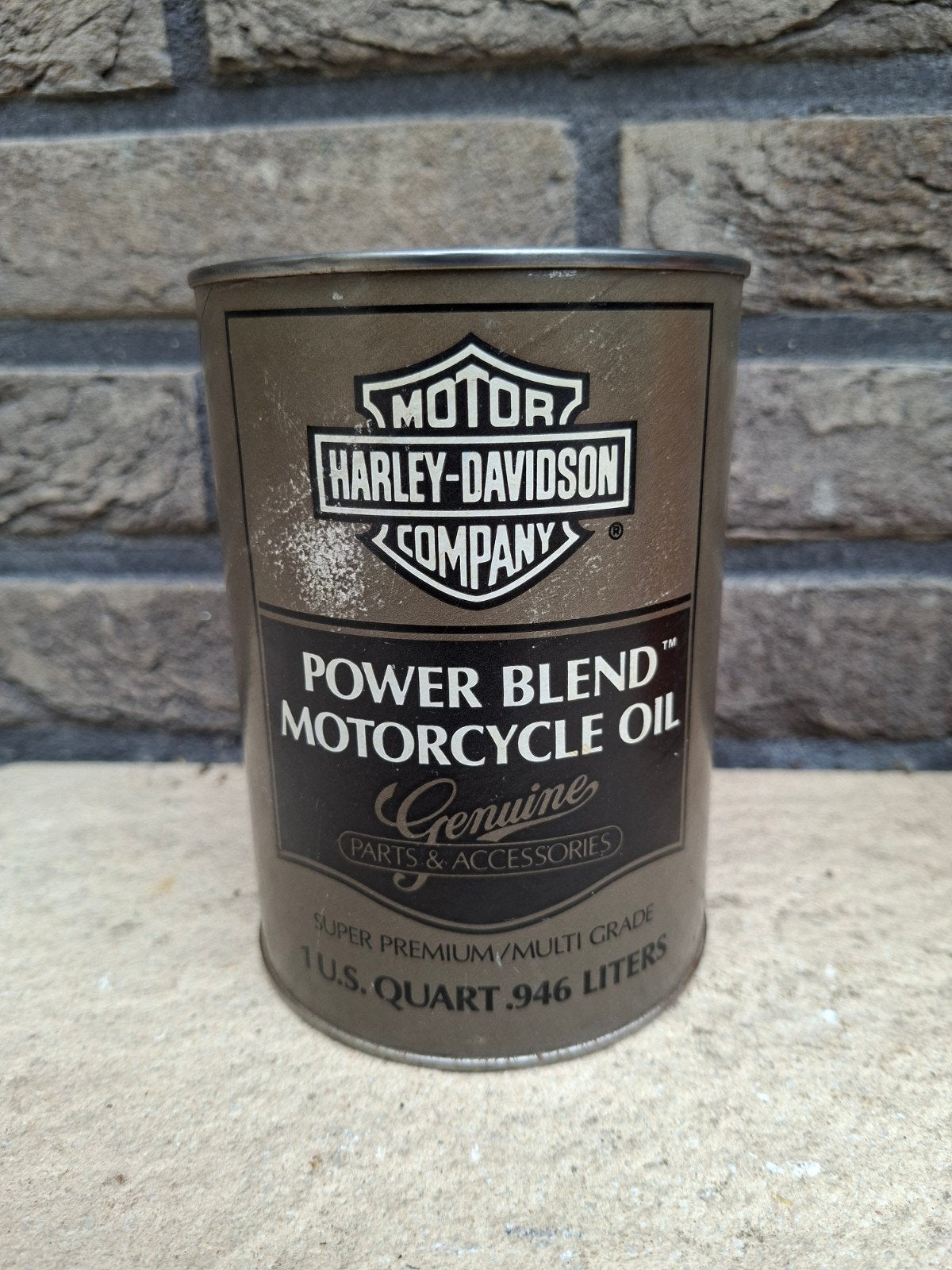 HARLEY DAVIDSON Power Blend olie blik (nos), ., Harley Davidson, ., Verpakking