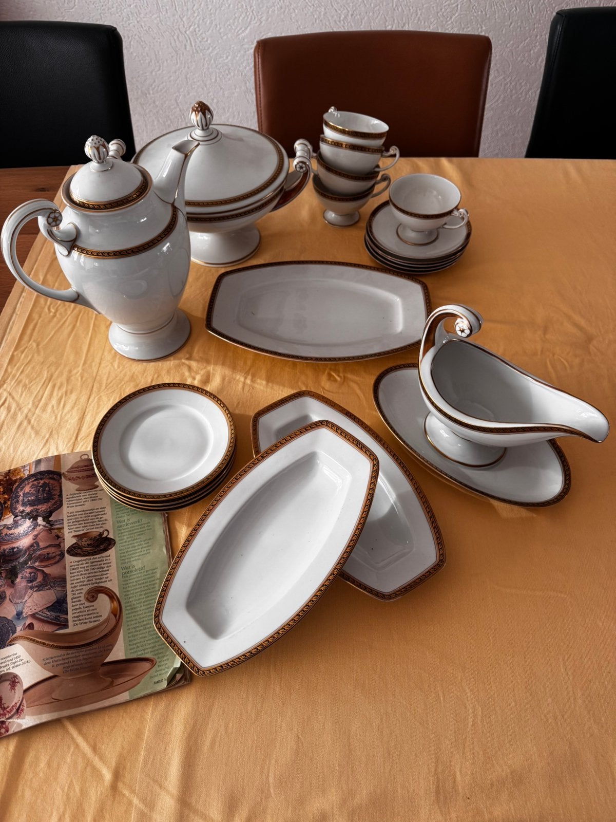 Hutschenreither servies, Ophalen