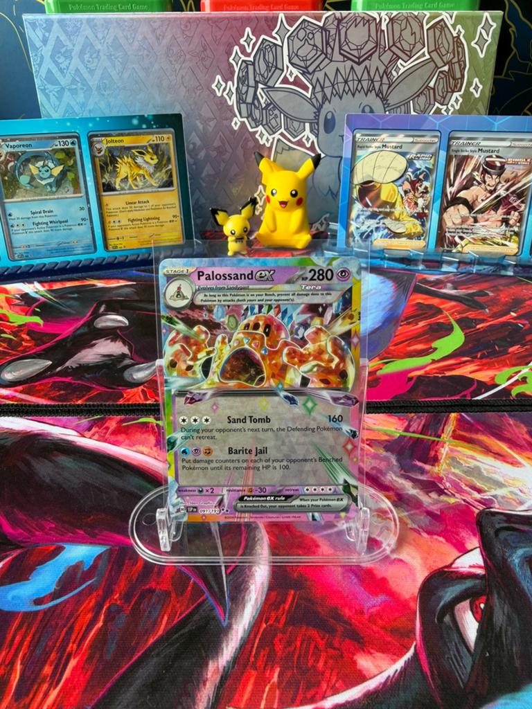 Palossand EX - Pokemon Surging Sparks (SSP 091), Ophalen of Verzenden, Nieuw, Losse kaart