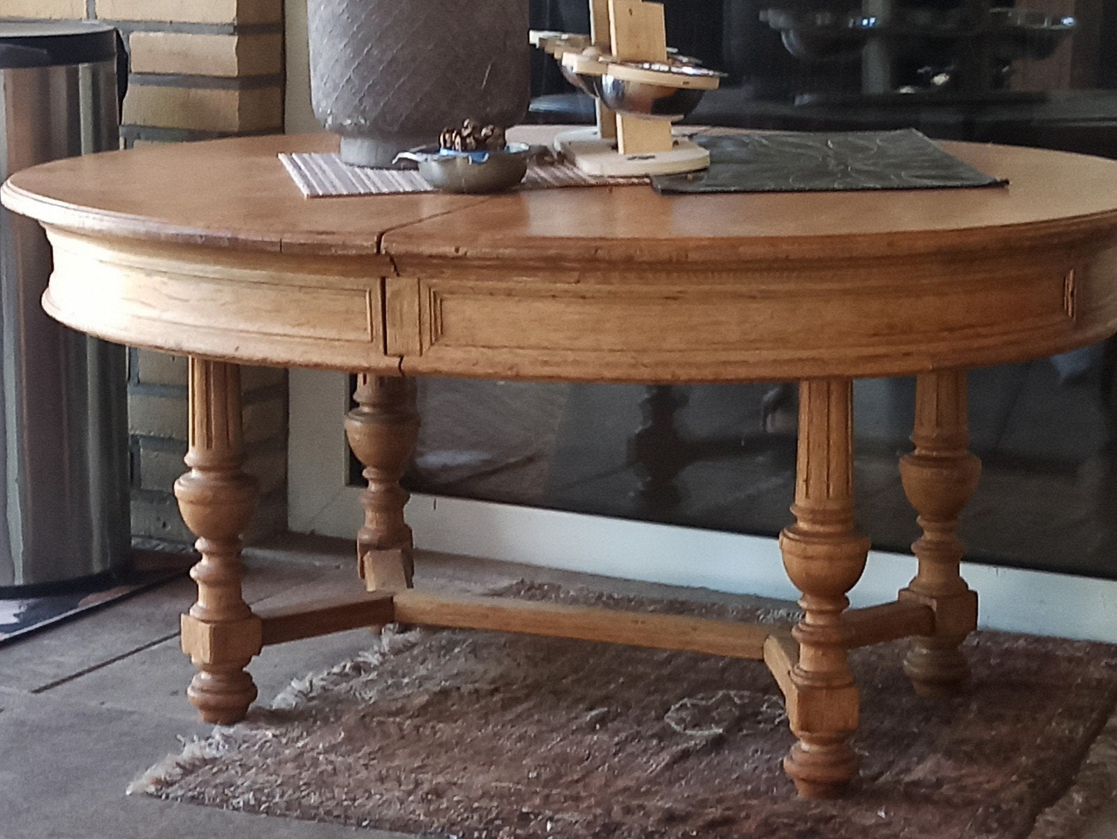 Antieke salontafel, Ophalen