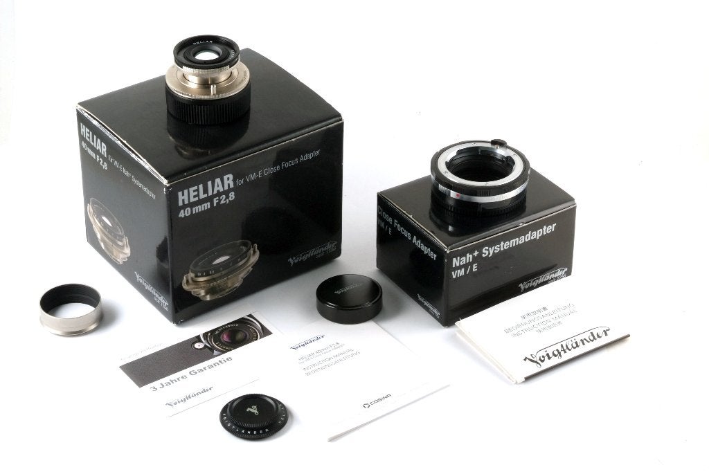 Voigtlander 40mm 2.8 emount macro demo model + doos, Audio, Tv en Foto, Fotografie | Lenzen en Objectieven, Nieuw, Macrolens, Ophalen of Verzenden