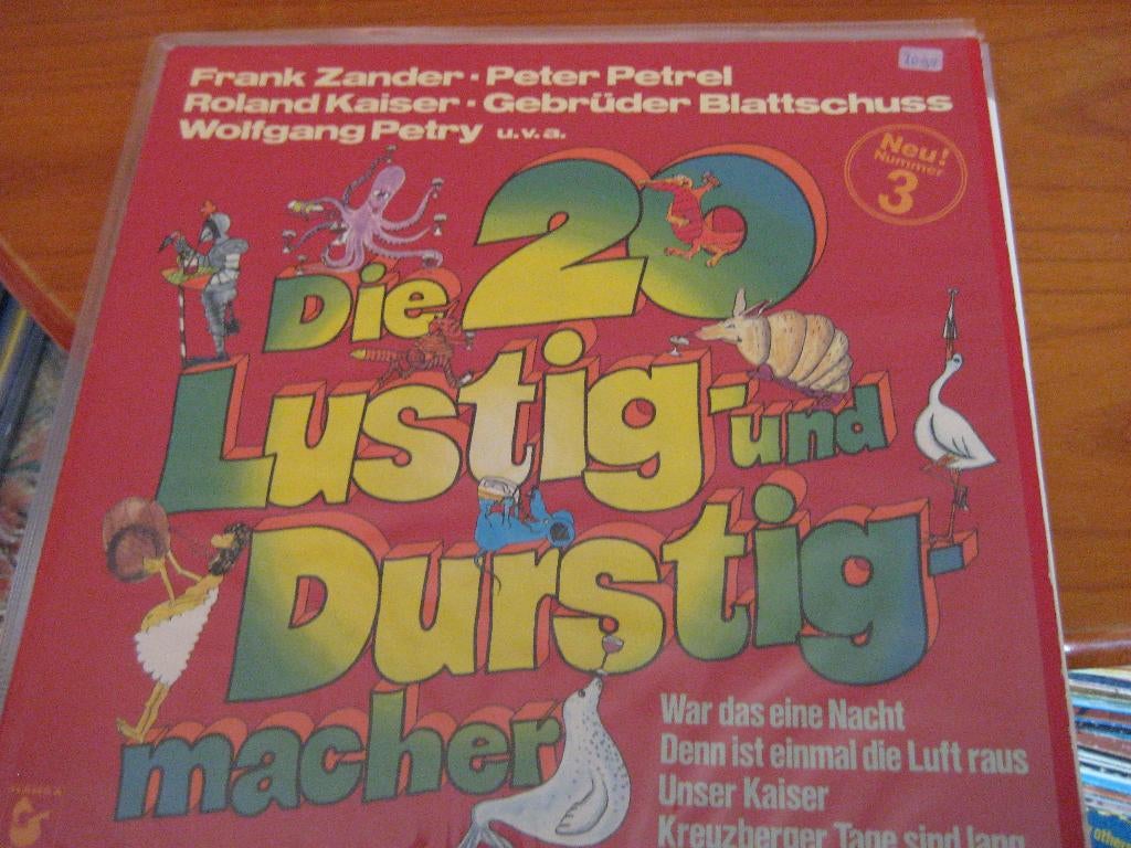 LP, Die 20 Lustig- und Durstig-Macher, Ophalen of Verzenden, Zo goed als nieuw, 12 inch