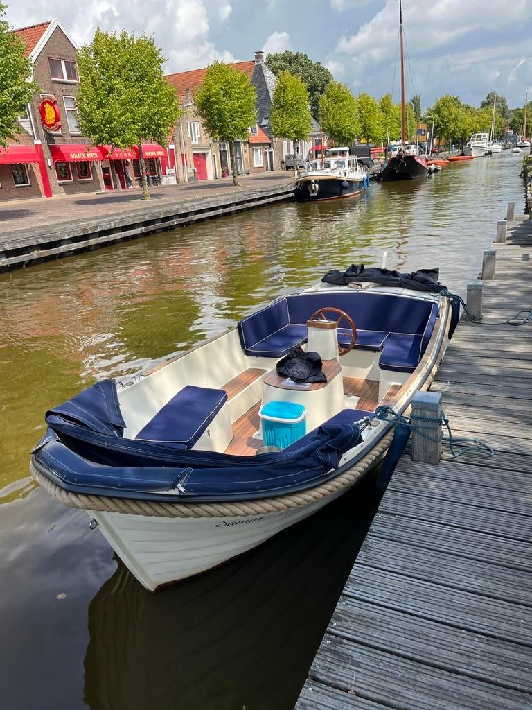 Nette sloep met Nicki 550 de luxe, Watersport en Boten, Sloepen, Gebruikt, Overige typen, Overige merken, Buiskap, Diesel, Polyester