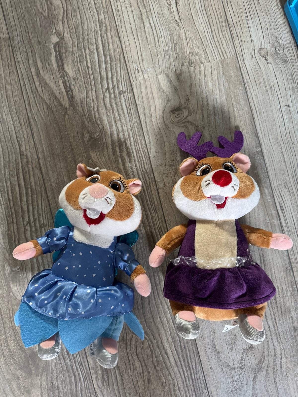 Knuffel hamsters Efteling en kerst versie, Verzamelen, Disney, Ophalen of Verzenden, Overige figuren, Zo goed als nieuw, Knuffel