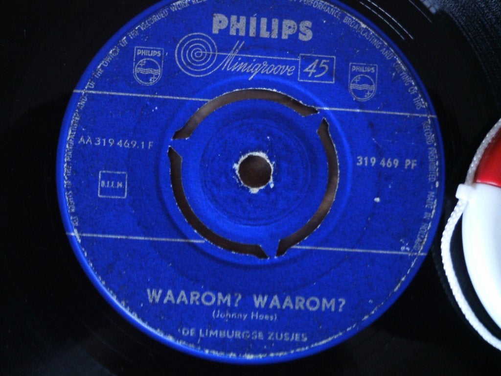 De Limburgse Zusjes - Waarom? Waarom?  15s, Cd's en Dvd's, 7 inch, Ophalen of Verzenden, Zo goed als nieuw, Beschermende buitenhoes